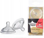 Tommee Tippee Smoczek KASZKA 6m+ nr.Y 2szt z Zaworkiem Do Butelki CTN 1421 w sklepie internetowym Asplaneta.pl