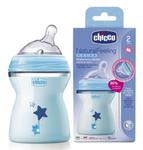 Chicco Butelka Plastikowa NaturalFeeling 2m+ 250 ml Niebieska 5019 w sklepie internetowym Asplaneta.pl