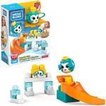 Fisher-Price Mega Bloks Klocki A Kuku Zjeżdżalnia + Pingwinek GKX67 GKX66 w sklepie internetowym Asplaneta.pl