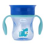 Chicco Kubek 360° Do Nauki Samodzielnego Picia 12 m+ NIEBIESKI 0060 w sklepie internetowym Asplaneta.pl