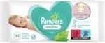 PAMPERS Chusteczki Nawilżane Sensitive 52szt. w sklepie internetowym Asplaneta.pl