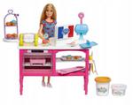 Mattel Lalka Barbie Ciastkarnia Zestaw Do Zabawy HJY19 w sklepie internetowym Asplaneta.pl