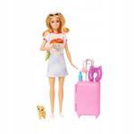 Mattel Lalka Barbie Malibu Z Pieskiem W Podróży HJY18 w sklepie internetowym Asplaneta.pl