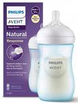 Avent Butelka Antykolkowa Natural 3 Response 260ml 903/21 Niebieska w sklepie internetowym Asplaneta.pl