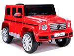 Samochód na akumulator Mercedes G500 czerwony w sklepie internetowym Asplaneta.pl