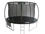 Trampolina LEAN Sport Max 16ft Czarno-Zielona w sklepie internetowym Asplaneta.pl