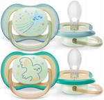 Avent Smoczek Ultra Air Night 0-6m Oddychający + Etui 376/18 w sklepie internetowym Asplaneta.pl