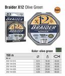 Plecionka Konger Braider x12 Olive Green 0,25mm 150m 31,60kg w sklepie internetowym Bolw.pl