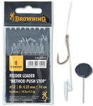 Browning Feeder Method Przypon z push stop nr14 bezzadziorowe w sklepie internetowym Bolw.pl