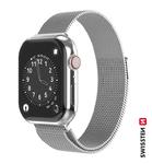 SWISSTEN PASEK BRANSOLETA DO APPLE WATCH 38-42 mm SREBRNA w sklepie internetowym Magboss.pl