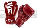 Rękawice bokserskie Fairtex ONE X Red - ONE Championship w sklepie internetowym BOKS-SKLEP.PL