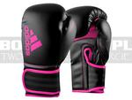 Rękawice bokserskie Adidas Hybrid 80 black-pink -ADIH80 w sklepie internetowym BOKS-SKLEP.PL