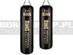 140x40cm - Worek bokserski Ring Super 40kg - black-gold w sklepie internetowym BOKS-SKLEP.PL