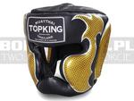 Kask Bokserski TOP KING Empower Edition Black-Gold - TKHGEM-01 w sklepie internetowym BOKS-SKLEP.PL