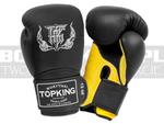 Rękawice bokserskie TOP KING Super Air Black-Yellow - TKBGSA-522 w sklepie internetowym BOKS-SKLEP.PL