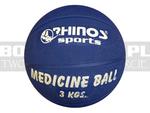 3kg - Piłka lekarska gumowa Rhinos Medicine Ball w sklepie internetowym BOKS-SKLEP.PL