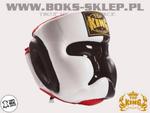 Kask sparingowy - TOP KING Extra Coverage White w sklepie internetowym BOKS-SKLEP.PL