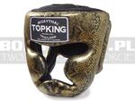 Kask Bokserski TOP KING Snake Black-Gold - TKHG-SNAKE w sklepie internetowym BOKS-SKLEP.PL