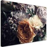 Obraz na płótnie, Pastelowe Peonie Bukiet Kwiaty - 90x60 w sklepie internetowym Dekorys
