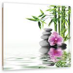 Obraz Deco Panel, Ogród wodny zen - 40x40 w sklepie internetowym Dekorys