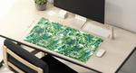 Podkładka na biurko z nadrukiem - Zielone liście w sklepie internetowym Dekorys
