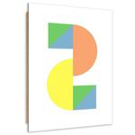 Obraz Deco Panel, Kolorowe figury geometryczne - 40x60 w sklepie internetowym Dekorys