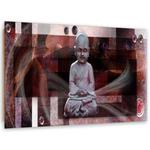 Obraz Deco Panel, Budda z figurami geometrycznymi - 120x80 w sklepie internetowym Dekorys