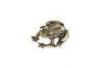 FIGURKA MAŁA ŻABKA symbole chińskie kolor stare złoto orient zwierzęta (aj1446) w sklepie internetowym Jubileo.pl