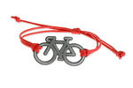 BRANSOLETKA ROWEREM DLA CYKLLISTY bawełna sznurek rower dla rowerzystów (ar2523) w sklepie internetowym Jubileo.pl