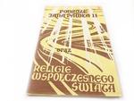 PODRÓŻE JANA PAWŁA II ORAZ RELIGIE WSPÓŁCZESNEGO ŚWIATA 1991 MAPA Z TEKSTEM w sklepie internetowym staradobraksiazka.pl