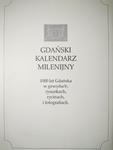 GDAŃSKI KALENDARZ MILENIJNY. 1000 LAT GDAŃSKA W GAWĘDACH, RYSUNKACH, RYCINACH I FOTOGRAFIACH w sklepie internetowym staradobraksiazka.pl