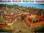 WARSZAWA. CASTLE SQUARE WITH ROYAL CASTLE AND SIGISMUND III'S COLUMN w sklepie internetowym staradobraksiazka.pl