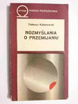 ROZMYŚLANIA O PRZEMIJANIU - Tadeusz Kielanowski 1976 w sklepie internetowym staradobraksiazka.pl