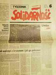 TYGODNIK SOLIDARNOŚĆ NR 6 8 MAJA 1981 ROKU w sklepie internetowym staradobraksiazka.pl