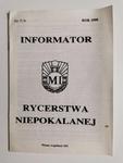 INFORMATOR RYCERSTWA NIEPOKALANEJ NR 7/8 ROK 1990 1990 w sklepie internetowym staradobraksiazka.pl