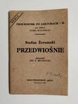 PRZEWODNIK PO LEKTURACH 26 PRZEDWIOŚNIE – STEFAN ŻEROMSKI 1991 w sklepie internetowym staradobraksiazka.pl