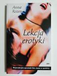 LEKCJA EROTYKI - Anna Rozen 2002 w sklepie internetowym staradobraksiazka.pl