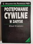 POSTĘPOWANIE CYWILNE W ZARYSIE - Witold Broniewicz w sklepie internetowym staradobraksiazka.pl