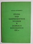 STUDIA NAD GOSPODARSTWEM WIEJSKIM - Leonid Żytkowicz w sklepie internetowym staradobraksiazka.pl