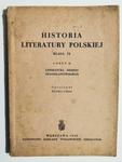 HISTORIA LITERATURY POLSKIEJ KLASA IX CZĘŚĆ II w sklepie internetowym staradobraksiazka.pl