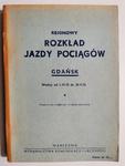 ROZKŁAD JAZDY POCIĄGÓW GDAŃSK 1.VI.75 – 29.V.76 w sklepie internetowym staradobraksiazka.pl