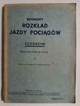 REJONOWY ROZKŁAD JAZDY POCIĄGÓW SZCZECIN 1.VI.75 – 29.V.76 w sklepie internetowym staradobraksiazka.pl