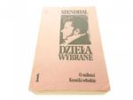 STENDHAL DZIEŁA WYBRANE 1 O MIŁOŚCI... (1985) w sklepie internetowym staradobraksiazka.pl