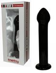 Glass Romance black szklana wtyczka analna - szklane dildo w sklepie internetowym Filemona.pl