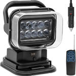 Reflektor lampa LED szperacz z magnetyczną podstawą i pilotem na samochód łódź 9-32 V 50 W w sklepie internetowym multishop.com.pl