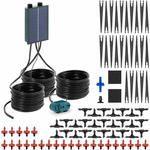 System nawadniający do ogrodu solarny automatyczny 50 kroplowników 10 m 1.6 W w sklepie internetowym multishop.com.pl