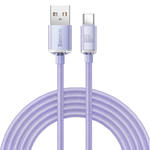 Kabel przewód do szybkiego ładowania i transferu danych USB USB-C 100W 2m fioletowy w sklepie internetowym multishop.com.pl