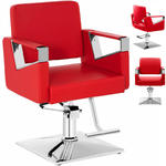 Fotel fryzjerski barberski kosmetyczny Physa BRISTOL - czerwony w sklepie internetowym multishop.com.pl