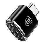 Adapter przejściówka ze złącza USB na USB-C OTG - czarny w sklepie internetowym multishop.com.pl