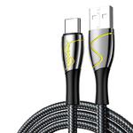 Kabel przewód Mermaid series kabel USB - USB-C 3A 2m czarny w sklepie internetowym multishop.com.pl